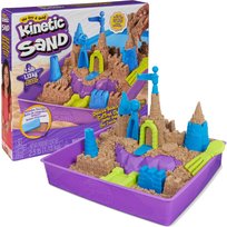Kinetic Sand, piasek kinetyczny, zestaw zamek na plaży