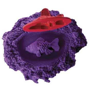 Kinetic Sand: Zamek z piaskownicą (1lbs/0,45kg) - Purple - Kinetic Sand