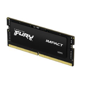 Kingston FURY Impact 8GB 4800MT/s DDR5 CL38 SODIMM Pojedynczy moduł pamięci do gier do notebooka - KF548S38IB-8, czarny - Kingston