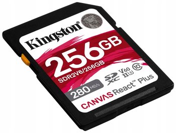 Kingston SDXC 256GB Canvas React Plus SDXC UHS-II 280R/100W U3 V60 - Kingston