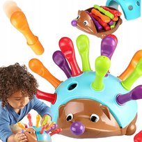 KingSzop Edukacyjny Jeżyk Sorter Sensoryczny Montessori Nauka i Zabawa