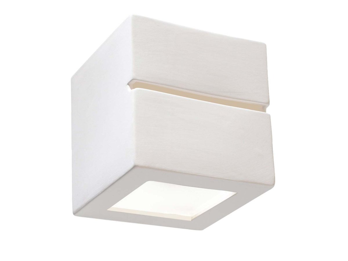 Iga Iga Kinkiet Ceramiczny Geometryczny Kwadrat Ludus Line