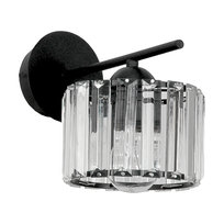 Kinkiet do Łazienki Ścienny Nad Lustro Kryształowy Klosz Glamour Led 1xe27 15-103 Apulla