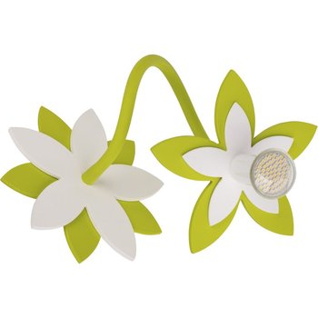 Kinkiet dziecięcy NOWODVORSKI, Flowers Green, zielono-biały, GU10, 20x50 cm - Nowodvorski