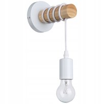 Kinkiet E27 LED Eos wiszący x1 biały + WD