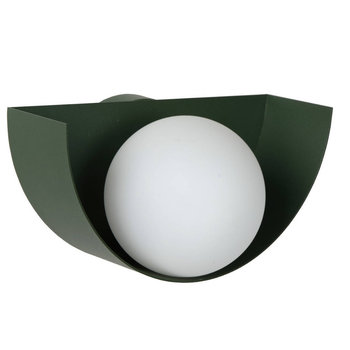 Kinkiet LAMPA ścienna BENNI 45201/01/33 Lucide szklana OPRAWA kula ball zielona biała - Lucide
