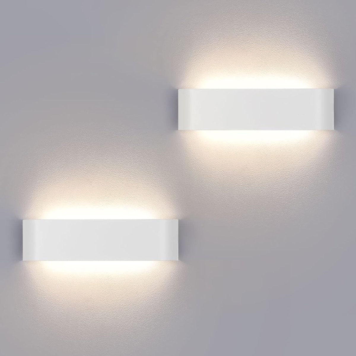 Kinkiet Lampa ścienna LED 6000K 12W Białe 30cm - KLIGHTEN - zestaw 2 szt.
