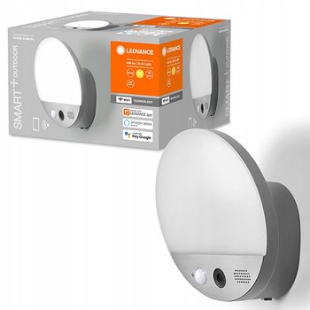 KINKIET LED 15W 950lm 3000k SZARY z Czujnikiem ruchu i Kamerą HD LEDVANCE Smart+ WiFi - Ledvance