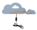 Kinkiet LED 5W dla dziecka niebieska chmurka z półką Cloud Candellux 21-75710 - Candellux Lighting