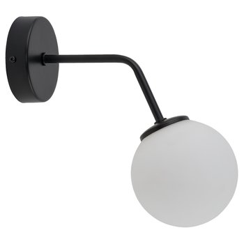 Kinkiet loftowy ZIGZAG 33295 Sigma szklana kula ball do sypialni czarna biała - Sigma