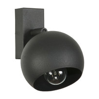 Kinkiet Ścienny do Łazienki Led Metalowy Klosz Czarny Industrialny 1xe27 Nava 13-643