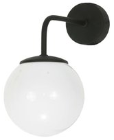 Kinkiet Ścienny do Sypialni Led Biała Kula Loft Czarny 1xe14 Calipso 13-833