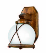 Kinkiet Ścienny Drewniany Led Rustykalny Retro Vintage 1xe27 Retro Antyk 2-023/a