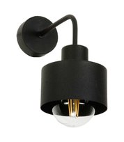 Kinkiet Ścienny Łazienkowy Industrialny Loft Led Czarny 1xe27 Higs 14-203