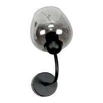 Kinkiet Ścienny Łazienkowy Nad Lustro Grafitowy Klosz Led 1xe27 15-173 Horacy