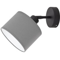 KINKIET ścienny LOFT mini ABAŻUR szary