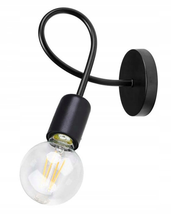 Zdjęcia - Żyrandol / lampa LOFT Kinkiet Ścienny Plafon Lampa  Edison Led 