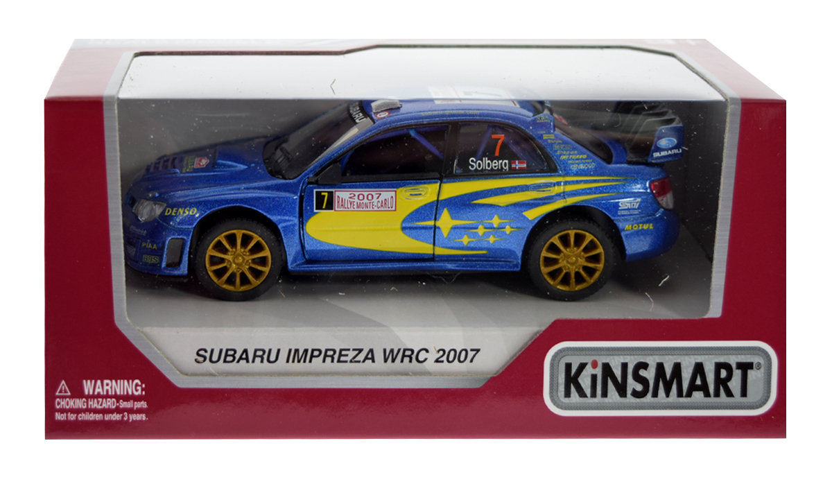 Фото - Конструктор KINSMART Subaru Impreza Peter Solberg Wersja Rajdowa 1:36 
