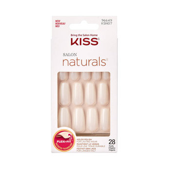 Kiss, Sztuczne Paznokcie Naturals Ksn07, L, 28 Szt. - KISS