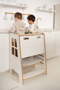 Kitchen Helper DOUBLE SAFE - Pomocnik Kuchenny DLA RODZEŃSTWA - tupti.wood