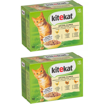 KITEKAT mokra karma dla kota mix smaków GALARETKA saszetki 24x85 g - Fermo