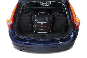 Kjust, Torby do bagażnika, Volvo V60 2010-2018, 4 szt. - KJUST