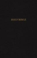 KJV, Reference Bible, Personal Size Giant Print, Bonded Leather, Black, Indexed, Red Letter Edition, Comfort Print - Nelson Thomas