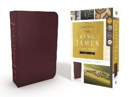 KJV, The King James Study Bible, Bonded Leather, Burgundy, Red Letter, Full-Color Edition - Nelson Thomas