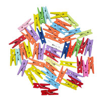 Klamerki drewniane spinacze mini ozdobne Loveart 2,5cm 100 sztuk