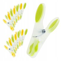 Klamerki Spinacze Do Bielizny Prania 12 szt Żabki