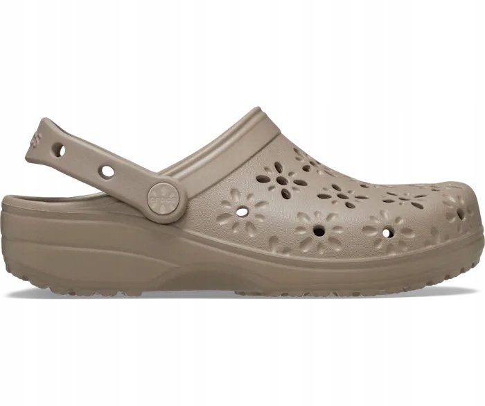 KLAPKI DAMSKIE CROCS CLASSIC FLORAL CUT-OUT CLOG 210927 KLASYCZNE 38-39 ...