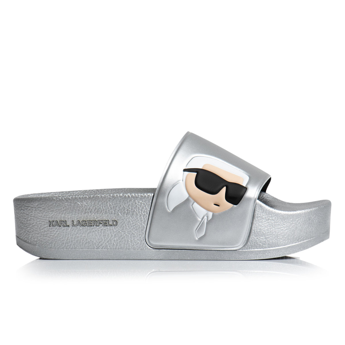 Ciabatte Donna Karl Lagerfeld Kondo 2.0 – Nero, Imbottite, Slip-On, Taglie UK 3-8