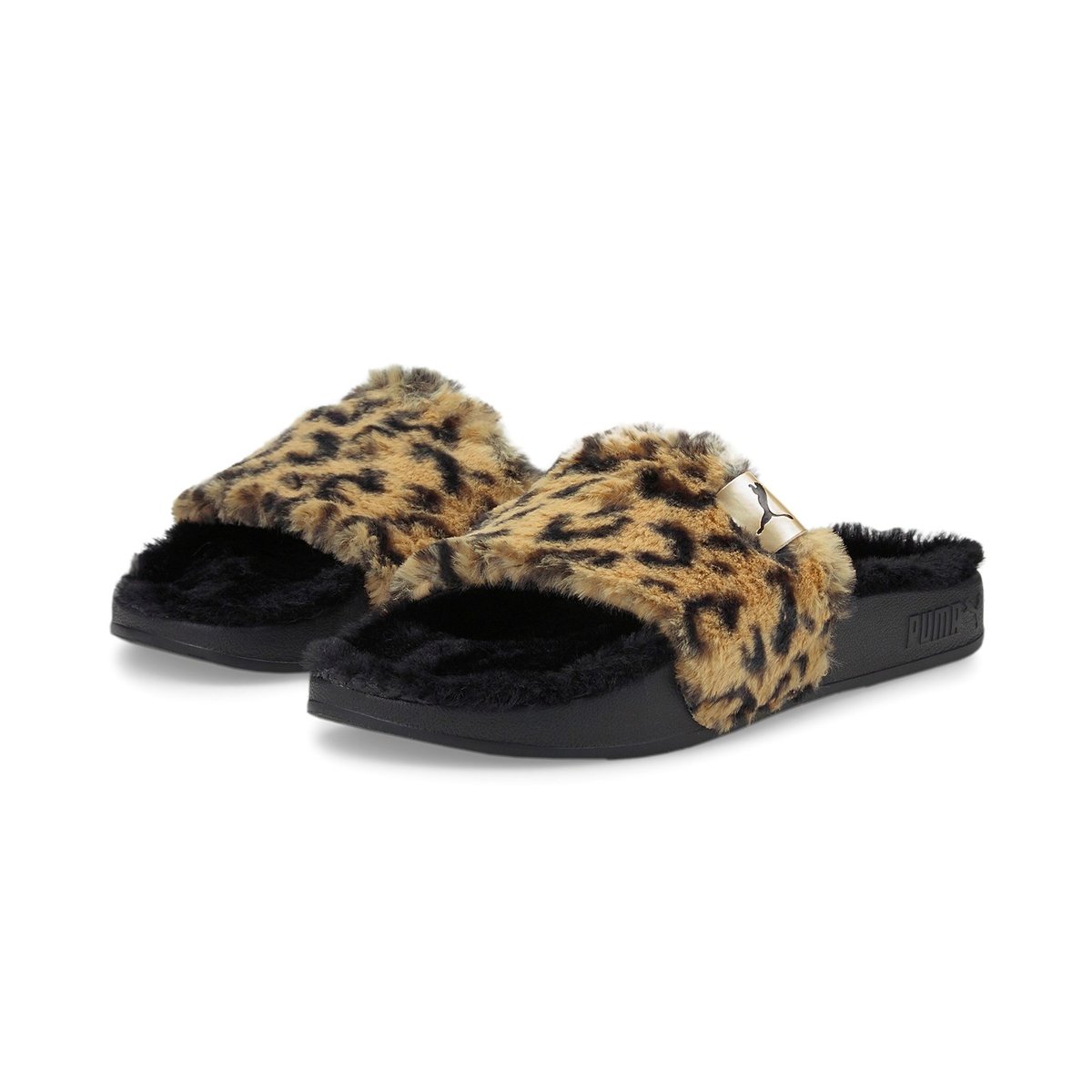 Klapki Damskie Puma LEADCAT 2.0 FLUFF SAFARI Czarne 38580402-40,5 ...