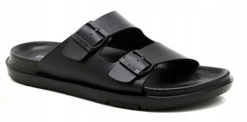 Klapki Męskie Basen Plaża Big Star Nn174597 Piankowe Kapcie Czarne 42 - Big Star