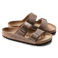 Klapki męskie brązowe Birkenstock Arizona Tabacco Brown narrow wąskie (0352203) Inna marka