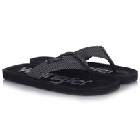 Klapki męskie Wrangler 20251044.10E BLACK/MONUMENT 44