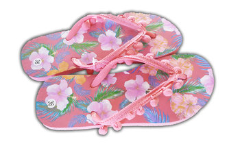 Klapki plażowe japonki damskie czerwony basen 37 - Inna marka