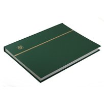 Klaser na znaczki 32 strony Leuchtturm, kolor zielony