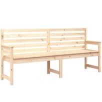 Klasyczna ławka drewniana 203,5 x 48 x 91,5 cm, so / AAALOE