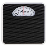Klasyczna Waga Łazienkowa Mechaniczna Czarna Analogowa 136kg Prosta Obsługa