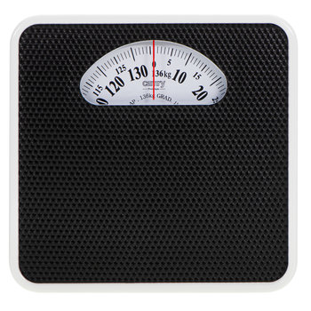 Klasyczna Waga Łazienkowa Mechaniczna Czarna Analogowa 136kg Prosta Obsługa - Camry