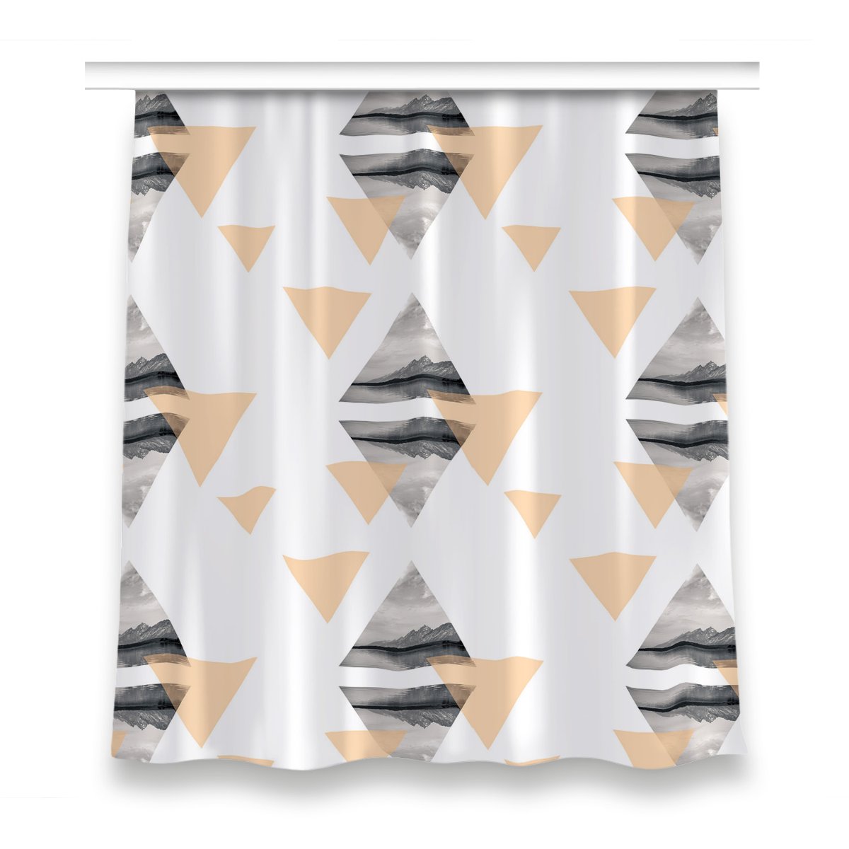 Klasyczna zasłona kolory 150x160 Krajobraz jezioro, Fabricsy