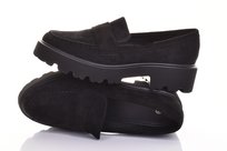 KLASYCZNE CZARNE LOAFERSY DAMSKIE SKÓRZANE MOKASYNY MODNE Inna marka