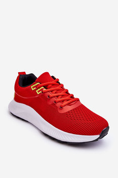 Klasyczne Męskie Sportowe Buty Sznurowane Czerwone Jasper-43 - Inna marka