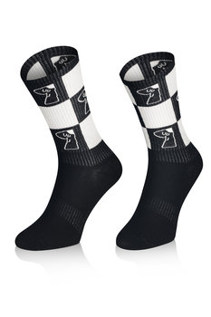Klasyczne Skarpetki Toes And More – Classic Black With Square Logo 43-46 - Inna marka