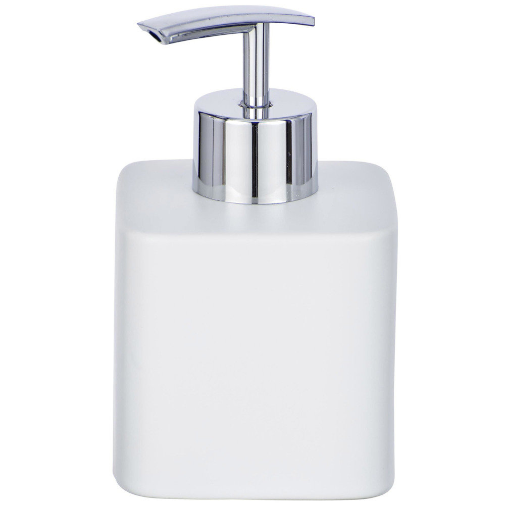 Klasyczny dozownik na mydło WENKO Hexa, biały, 290 ml