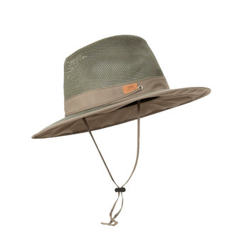 Klasyczny Kapelusz Unisex Panama (S/M (37-41) / Khaki) - trespass