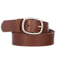 Klasyczny Pasek Damski VerMari Skórzany Brązowy 3 cm