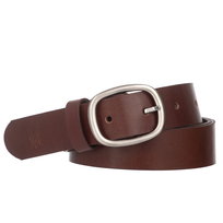 Klasyczny Pasek Damski VerMari Skórzany Choco 3 cm Vermari