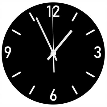 Klasyczny Zegar Ścienny Okrągły Cichy Czytelny Rózne Kolory 45 cm - DrewnianyDecor